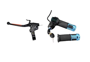 119 Ручки газа и тормоза, рычаги переключения